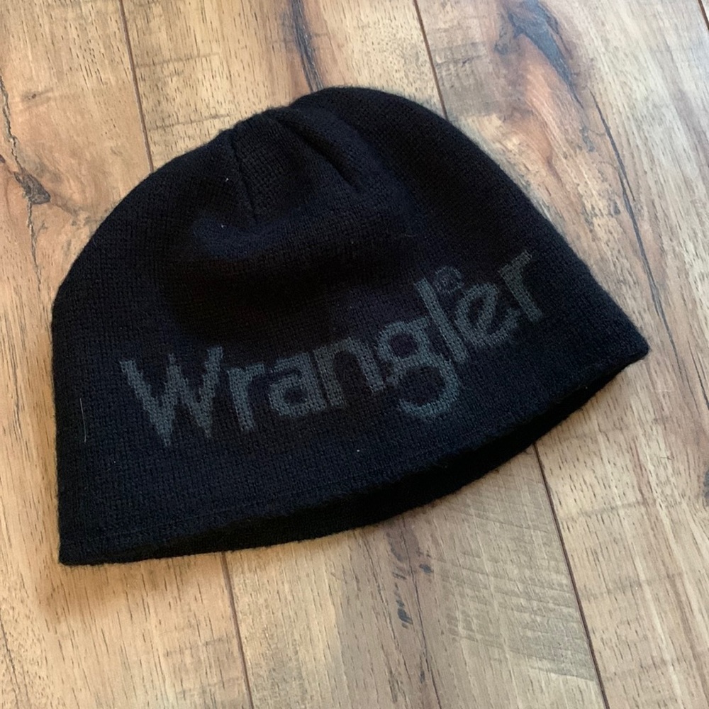 Wrangler black beanie/toque
